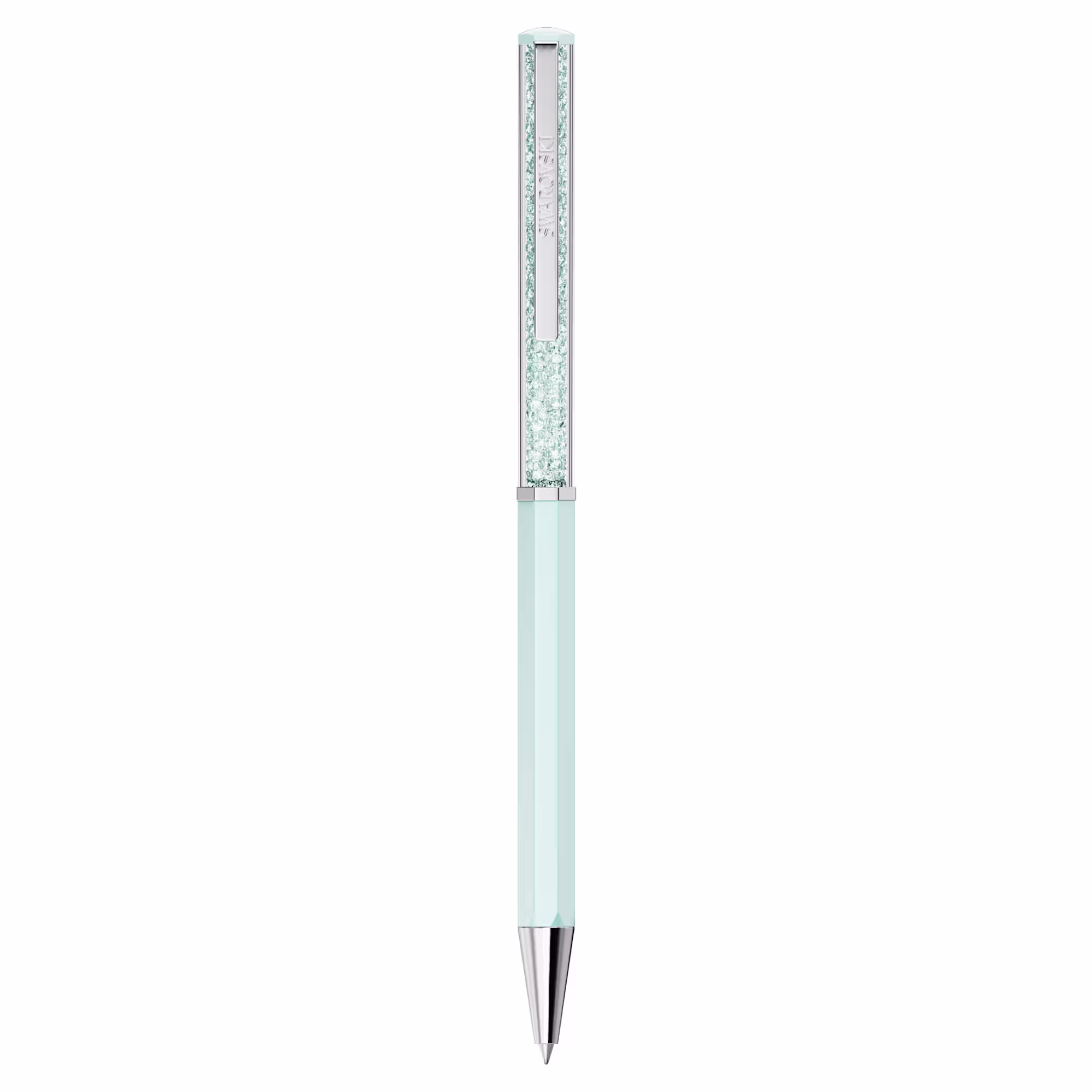 Crystalline ballpoint pen